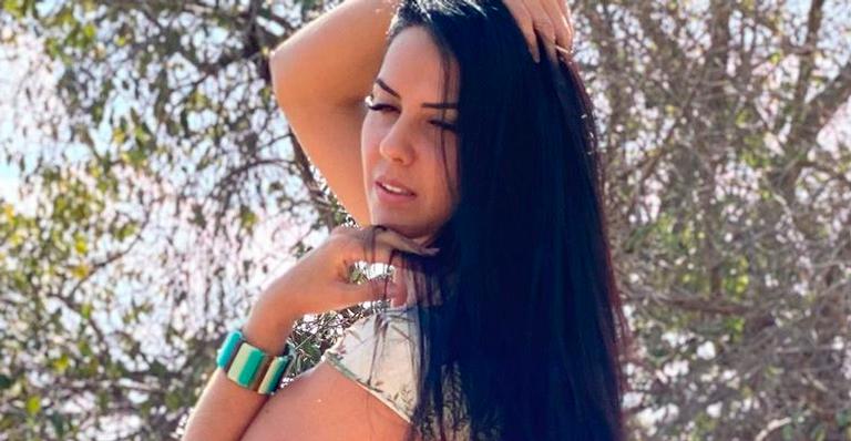 Noiva de Zezé di Camargo, Graciele Lacerda empina bumbum de shortinho e faz sucesso: “Toda perfeitinha”