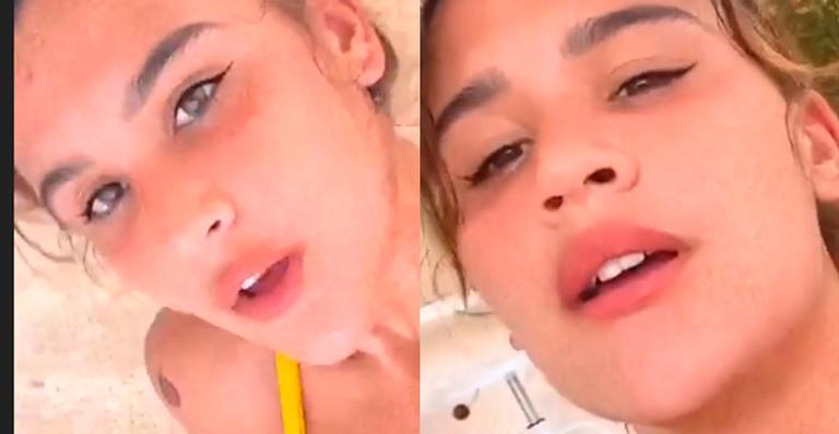 Filha de Flávia Alessandra, Giulia Costa aparece toda suada de top após malhação: “Autocuidado”