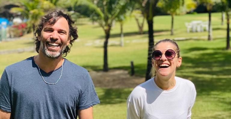 Ingrid Guimarães passa dia ao lado de Marcelo Faria: ”Sim, somos primos”