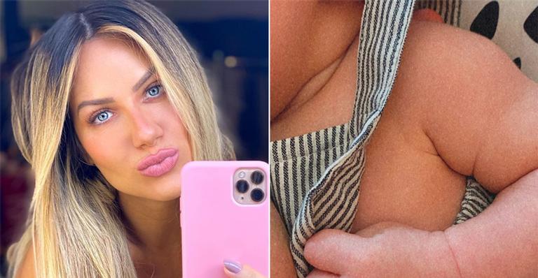 Fofura! Giovanna Ewbank divide clique inédito de Zyan e ‘mãozinha’ encanta web