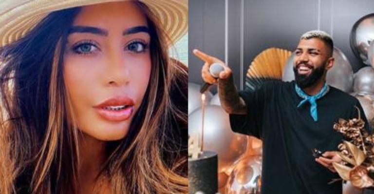 Tá rolando? Rafaella é flagrada em festa de aniversário do ex, Gabigol, e esquenta rumores