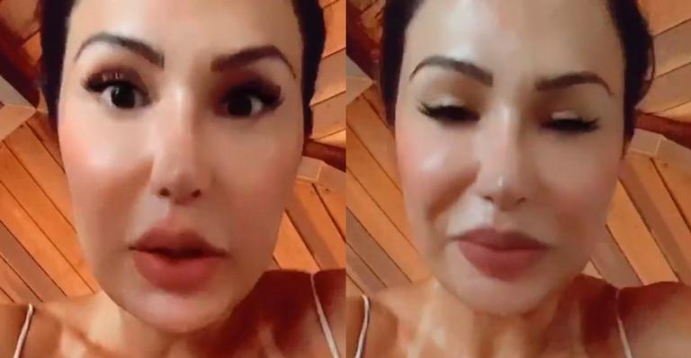 Gracyanne Barbosa pega firme na malhação e ostenta resultado na barriga sarada: “Deu pra suar”