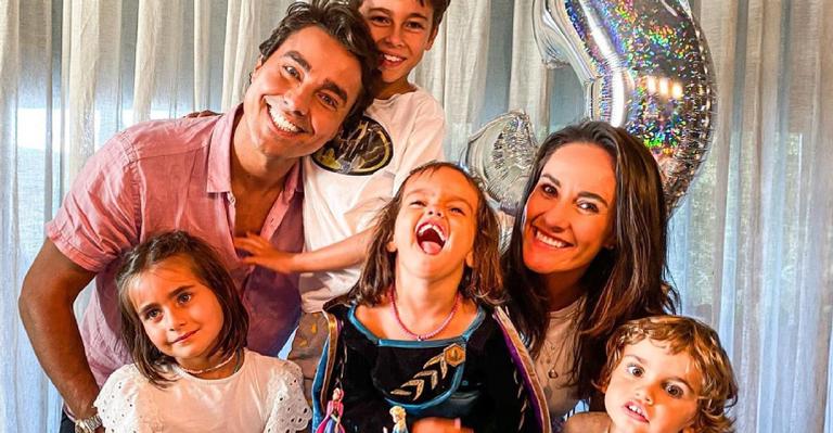 Ricardo Pereira celebra aniversário da herdeira mais nova com festa intimista