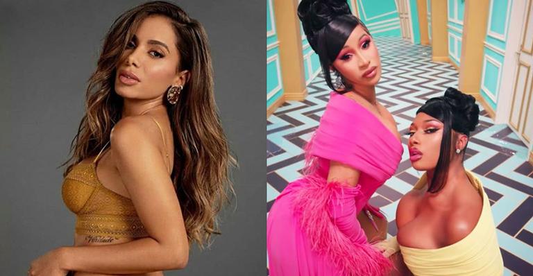 Anitta faz coreografia de ‘WAP’ e tem vídeo respostado por Cardi B e Megan Thee Stallion: “Isso, garota”