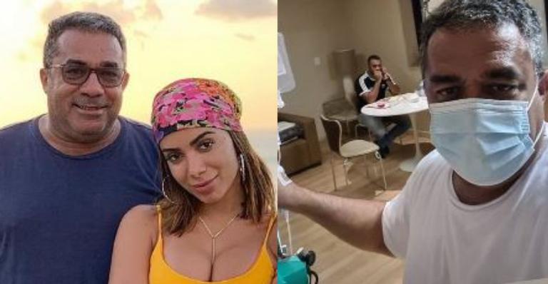 Internado, pai de Anitta agradece ajuda de filho descoberto e se emociona: ”Vida é linda”