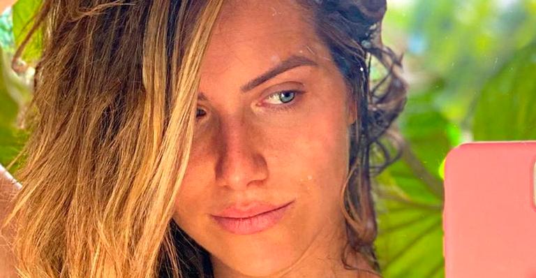 Menos de dois meses após dar à luz, Giovanna Ewbank mostra corpão de biquíni: “Segue linda e plena”