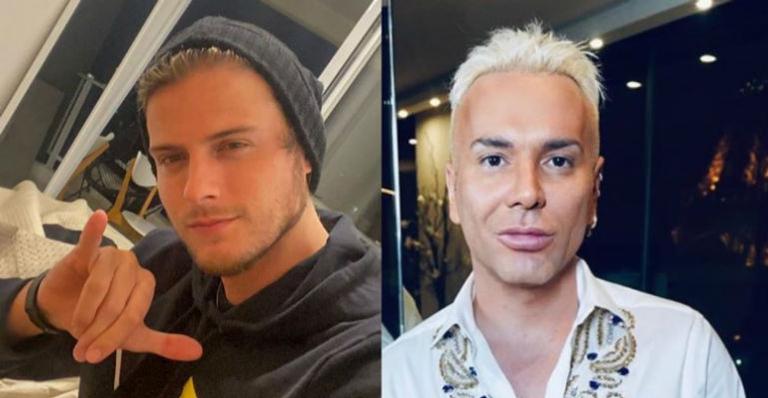 Está rolando um clima? Ex-BBB Daniel Lenhardt dá beijão em apresentador e deixa a web chocada: “Passada”