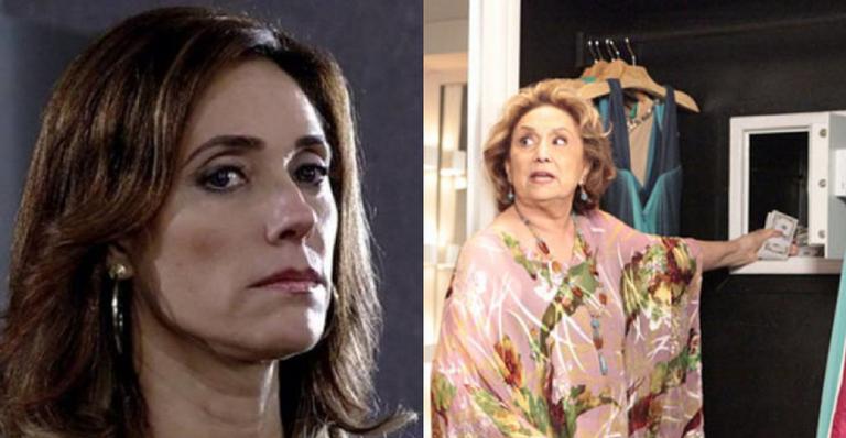 Fina Estampa: Íris descobre cofre e rouba fortuna de Tereza Cristina