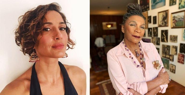 Camila Pitanga enaltece Zezé Motta na web: “Ela é arte pura”