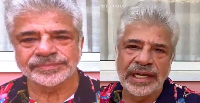No ‘Encontro’, Lulu Santos chora com declaração surpresa do namorado: “Ele tem o dom”