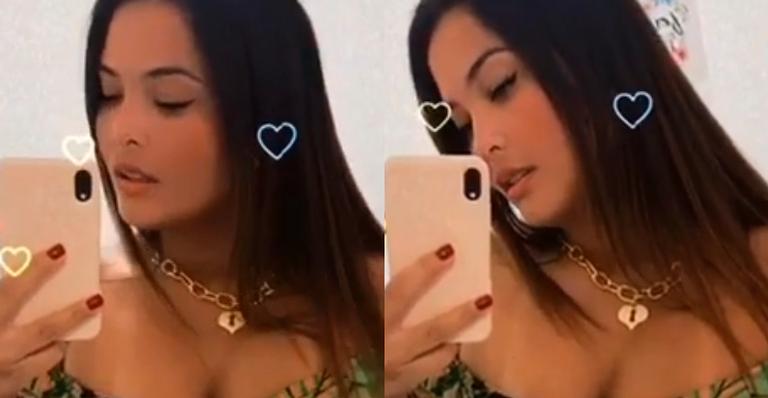De fio-dental, Geisy Arruda destaca marquinha de sol e ostenta corpão em vídeo: “Sextou, mãe”