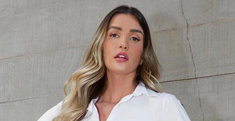 Corajosa, ex-BBB Aline Gotschalg deixa os seios escaparem do look: “Que close é esse?”