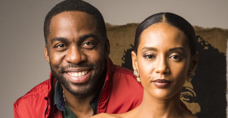 Táis Araujo comemora 16 anos de casamento com Lázaro Ramos e se derrete: “Te amo e amo nossa família”