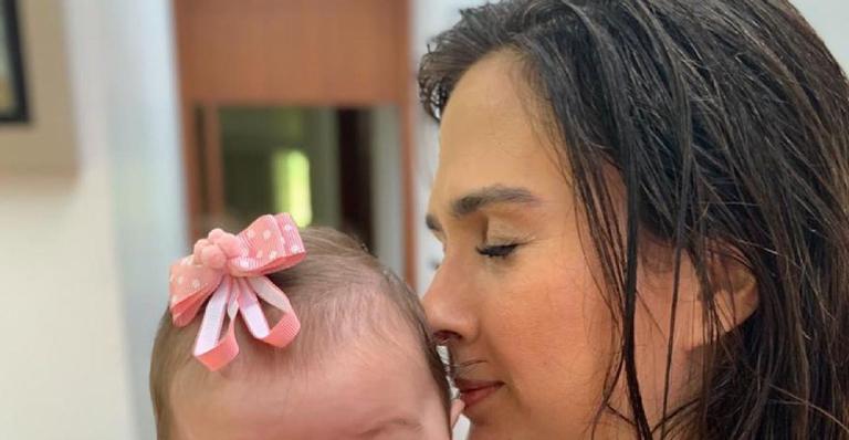 Fofura! Tatá Werneck resgata vídeo emocionante das primeiras palavras da filha