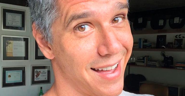 Marcio Garcia mostra filho caçula sem os dentes de leite e brinca: “Janelinha aumentou”