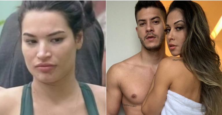 A Fazenda 12: Raíssa Barbosa nega ter sido pivô da separação de Arthur Aguiar e Mayra Cardi
