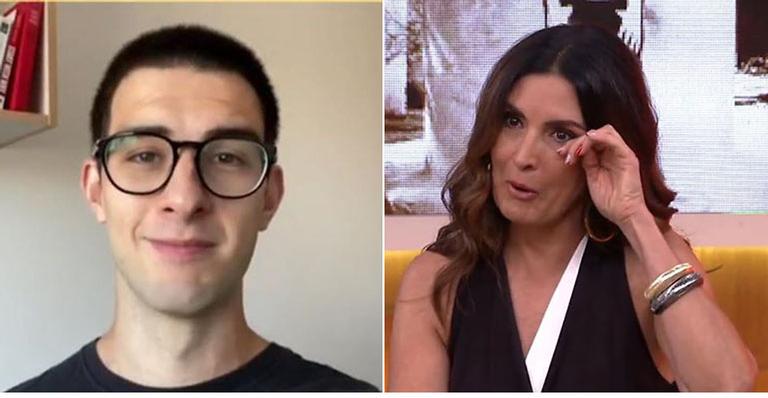 Após deixar o Brasil, filho de Fátima Bernardes leva a apresentadora às lágrimas: “Saudade”