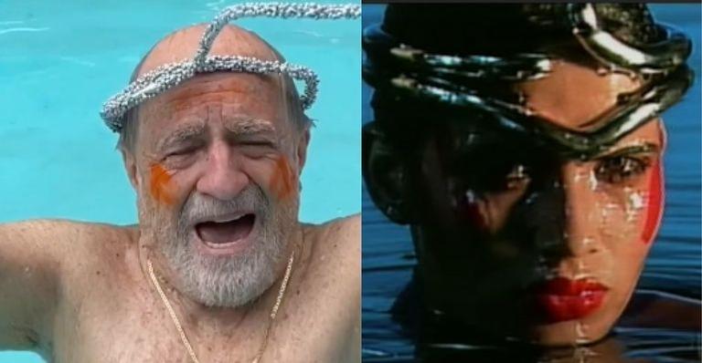 Ary Fontoura imita abertura do ‘Fantástico’ dos anos 80 em vídeo hilário: “Vovô fantástico”