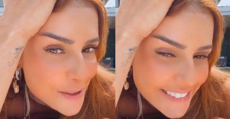 Após retomar gravações de ‘Salve-se quem Puder’, Deborah Secco comemora miniférias