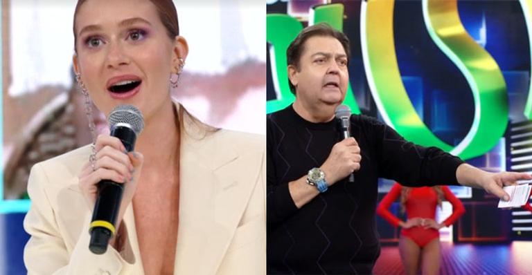 No Domingão, Faustão exibe vídeo de Marina Ruy Barbosa que reprova: “A gente precisa conversar”