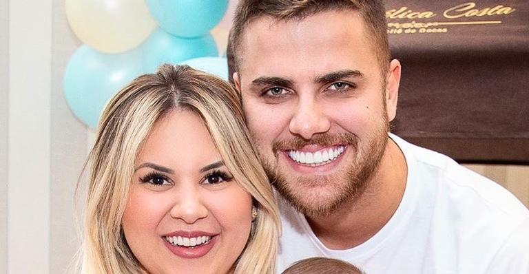 Sertanejo Zé Neto encanta web com a festa de quatro meses da caçula: “Fofura”