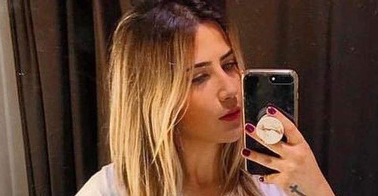 Após separação, filha de Leonardo posa com look soltinho após secar 5 kg: “Ainda falta”