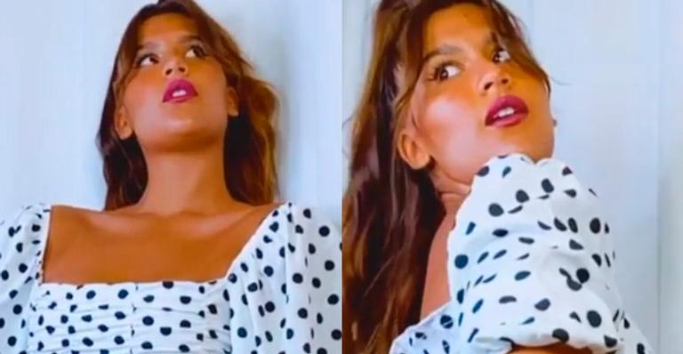 Filha gata de Flávia Alessandra, Giulia Costa surge arrasadora com look coladinho: “Maravilhosa sempre”