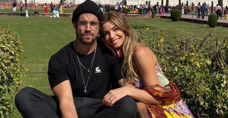 Grazi Massafera posa abraçadinha com Caio Castro em clique nostálgico: “Amei conhecer”