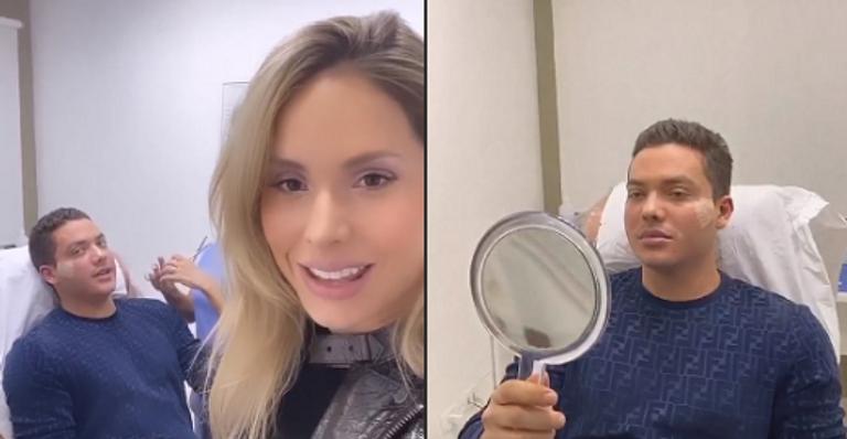 Wesley Safadão realiza harmonização facial: ”Rostinho de bebê”