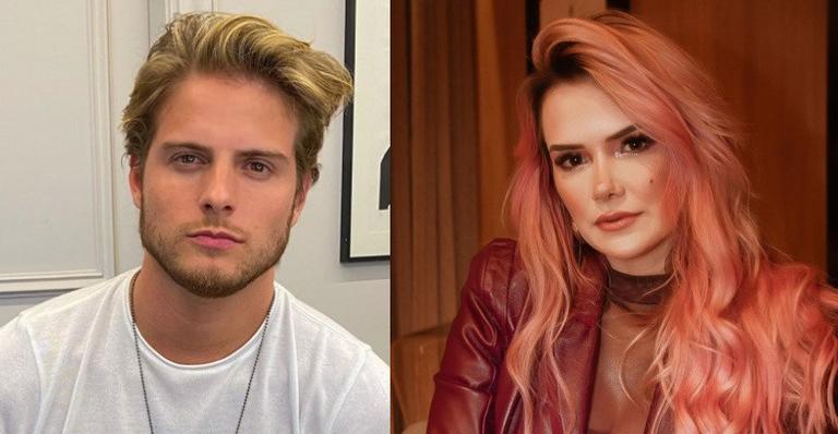 Ex-BBBs Marcela Mc Gowan e Daniel Lenhardt são flagrados aos beijos em show