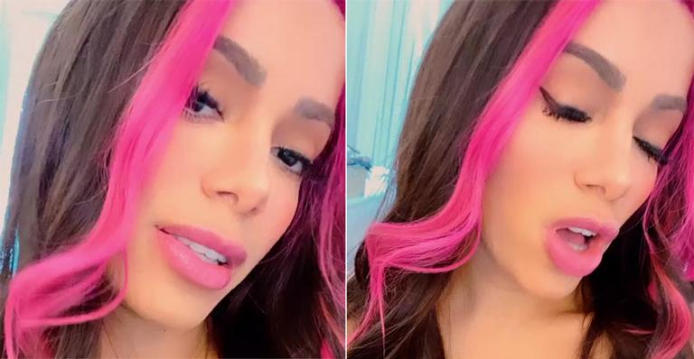 Anitta passa por saia justa após quase mostrar demais em entrevista: “Não estou vestida”