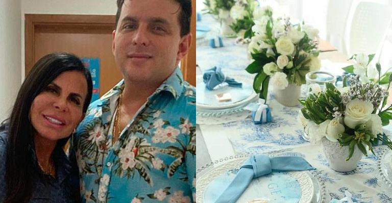 Casamento de Gretchen e Esdras de Souza tem decoração em tons de azul e muito luxo