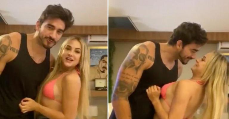 Ex-BBBs Gabi Martins e Gui Napolitano dão um ‘quase beijo’ e web vai à loucura