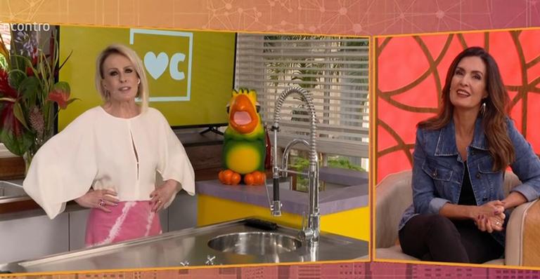 Ana Maria Braga envia presente e se despede de Fátima Bernardes: “Foi bom, né?”