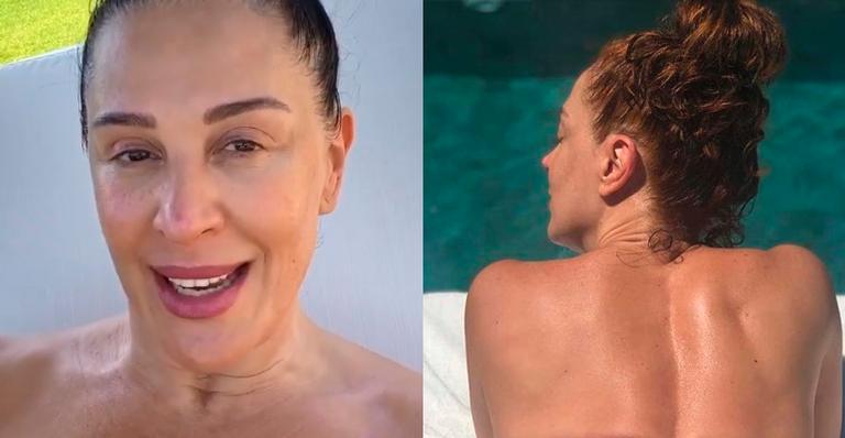 Aos 53 anos, Claudia Raia posa de biquíni e empina bumbum impecável ao céu: “Não tem prazo de validade”