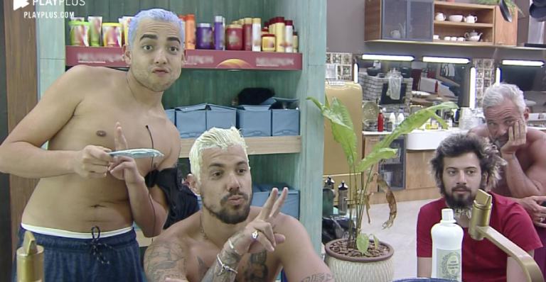A Fazenda: Lipe Ribeiro descolore o cabelo e namorada enlouquece: ”Vou matar”