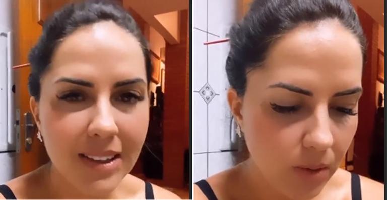 Noiva de Zezé di Camargo surge abatida após festa surpresa e desabafa: “Passei o dia deitada”