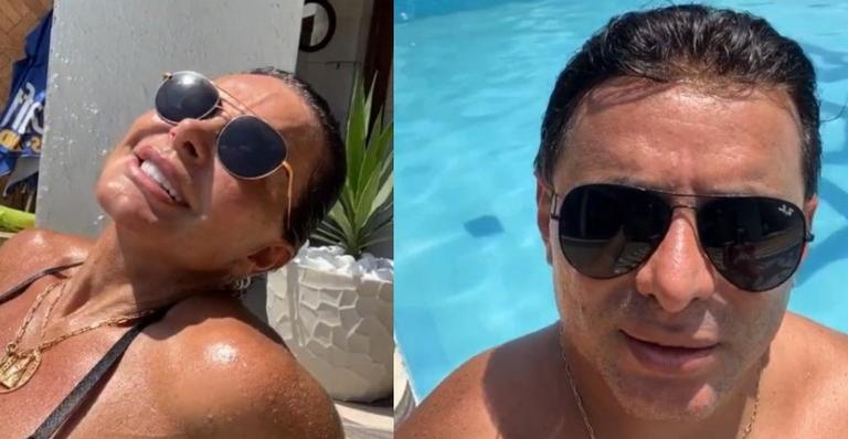 Gretchen e marido aproveitam lua de mel em hotel exclusivo no Pará: “Não há ninguém com a gente”