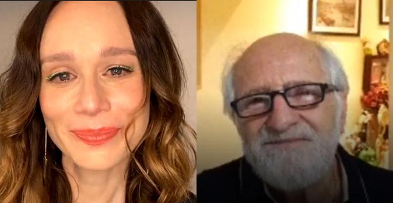 Mariana Ximenes não segura a emoção e chora ao ouvir lição de vida de Ary Fontoura: “Não me entrego”