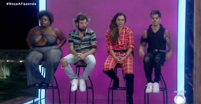 A Fazenda: Biel, Cartolouco, Jojo Todynho e Luiza Ambiel estão na quarta Roça