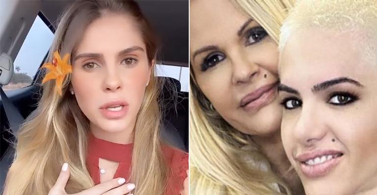 Bárbara Evans diz que não foi pivô de término de namoro da mãe, Monique Evans: “Nada a ver”
