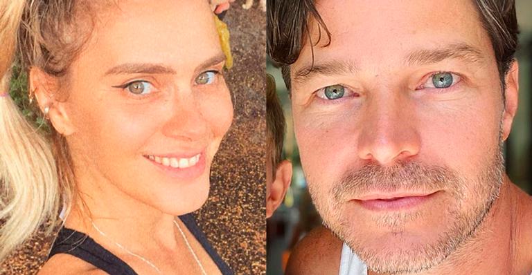 Carolina Dieckmann se vê em saia justa em live com Erik Marmo: “Você não me segue”
