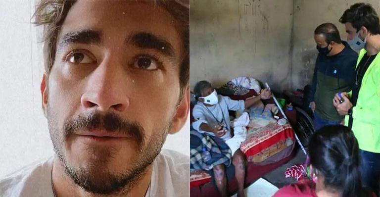 Ex-BBB Guilherme Napolitano cria corrente e reforma casa simples de idosa: “Muita alegria”
