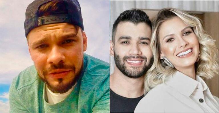 Irmão de Andressa Suita manda indireta para Gusttavo Lima após separação: “Ensinar a ser homem”