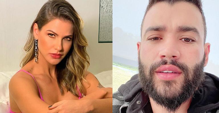 Andressa Suita surge sem aliança após fim do casamento com Gusttavo Lima