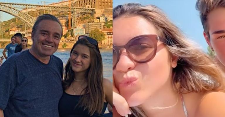 Nas redes, filha de Gugu Liberato comemora 2 meses de namoro: “Meu amor”