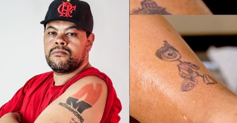 Babu Santana faz tatuagem em homenagem ao ‘Big Brother Brasil 20’