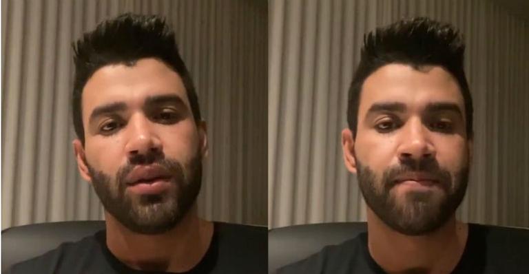 Cabisbaixo, Gusttavo Lima surge em vídeo nas redes e desabafa sobre separação: “Eu tentei de tudo”