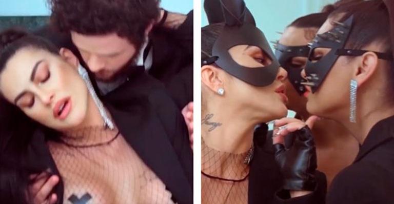 Momento quente: Cleo causa e protagoniza cenas picantes em clipe inédito com banda ‘As Baías’