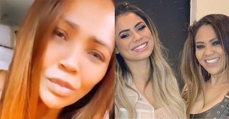 Mãe da cantora Lexa surge enfaixada após acidente que a levou ao hospital: “Levei sete pontos”